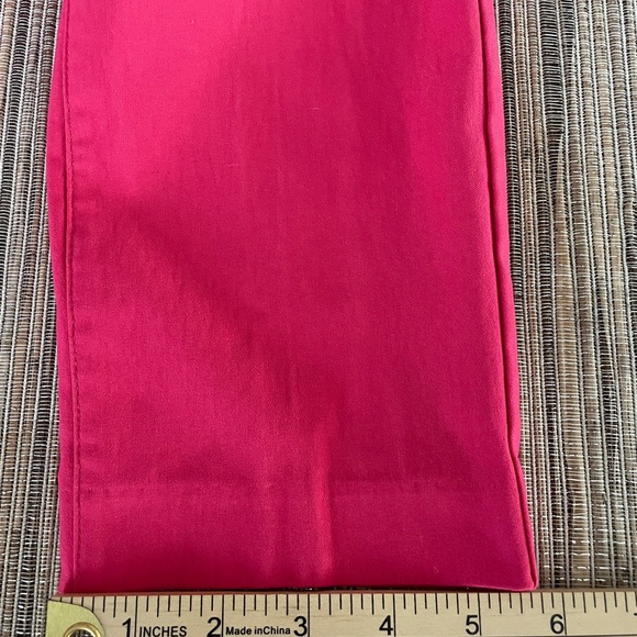 Crosby Pants Women’s Size 2 Hot Pink Cotton Stretch NEW - Picture 9 of 14